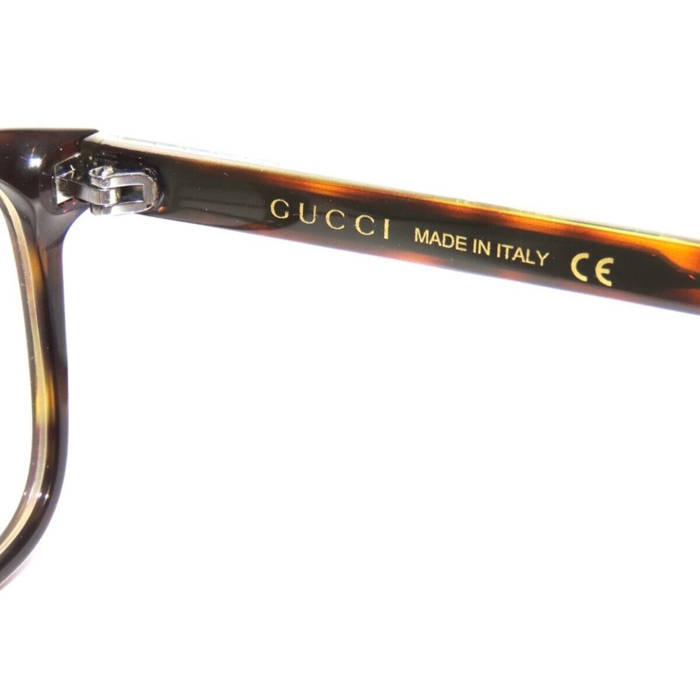 Gucci 0530O 0530 005 57 Havana Crystal Eyeglasses - Picture 5 of 5